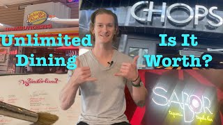 Unlimited Dining Plan | Is it Worth it? | Specialty Dining