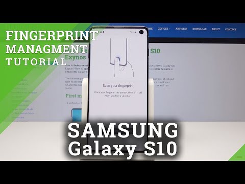 How to Add a Fingerprint in Samsung Galaxy S10 – Fingerprint Settings