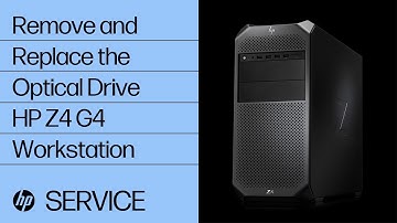 Remove and Replace the Optical Drive | HP Z4 G4 Workstation | HP