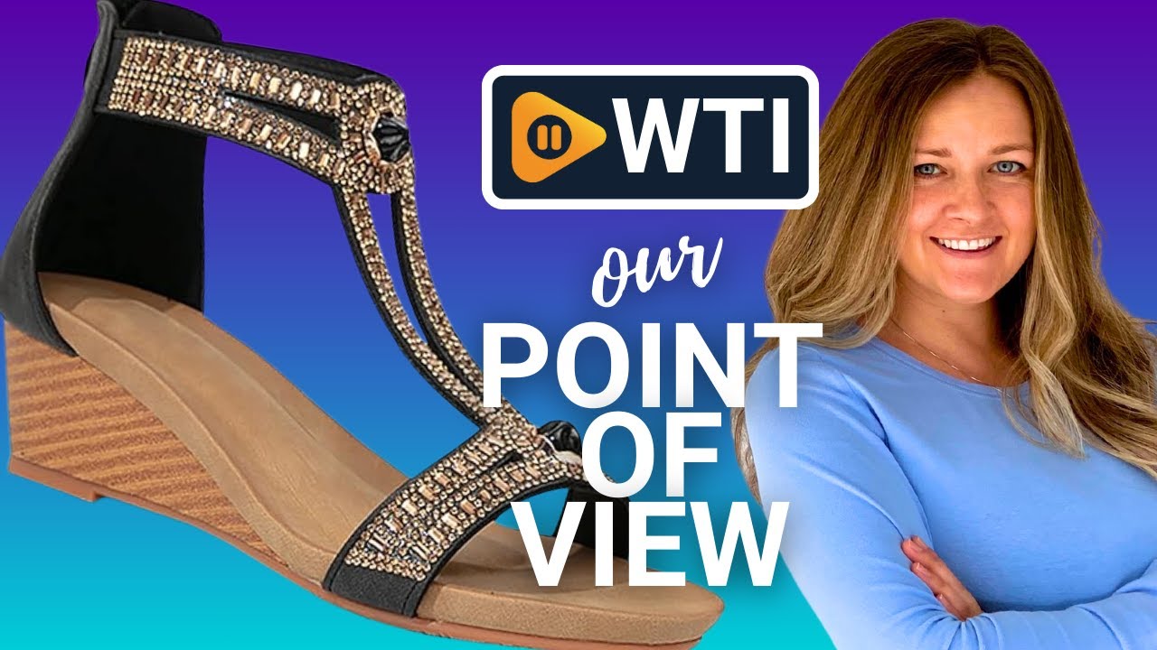 FRALOSHA Open Toe Wedge Sandals | Our Point Of View