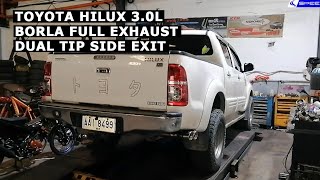 Toyota Hilux 3.0 Borla Full Exhaust