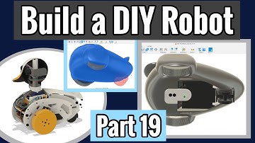 🤖 DIY Autonomous Mobile Robot Series – Part 19: How to Model Wheel & Battery Openings in Fusion 360