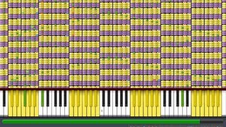 [Black MIDI] Synthesia - "What does the Fox Say?" 1.1 Million Notes - The Fox - Ylvis ~ Gingeas chords