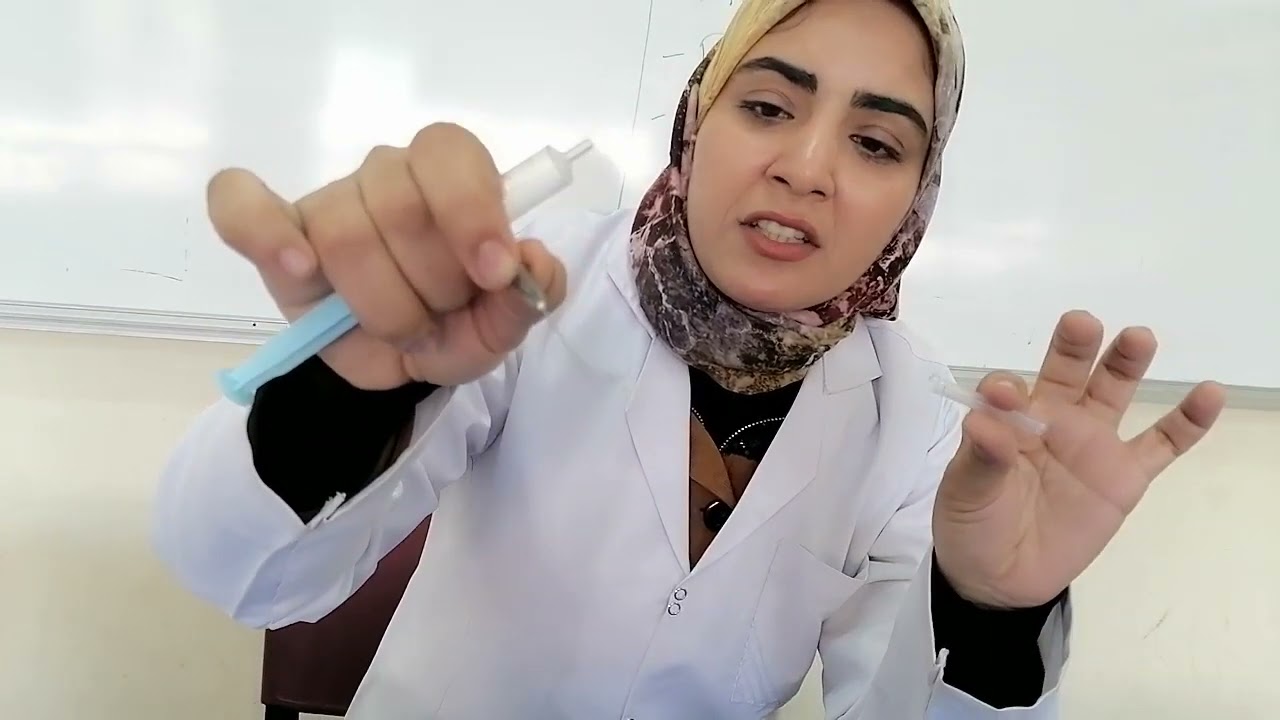 محاضرة withdrawal medication from vial فى مادة (تمريض البالغين العملي)