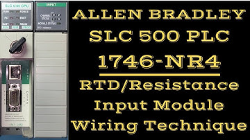 Allen Bradley 1746-NR4 RTD/Resistance Module | Analog Input Module | Wiring of Analog Module |