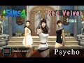 Red Velvet Sims - Psycho [TS4 Cover dance] Extended version.