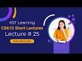 CS610 Short Lecture 25 | CS610 Short Lectures | Introduction to Networks