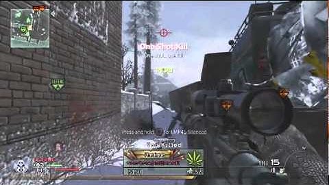 MW2 Crazy Quick Scope Derail Across Map