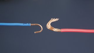這才是硬銅線和軟銅線最正確的接法，就算把線拉斷接頭都不會斷開