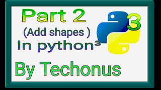 How to add shape in python