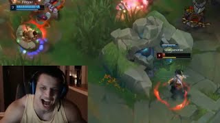 Tyler1 Watching A 5% Hp Akali Clap His Na Teammates