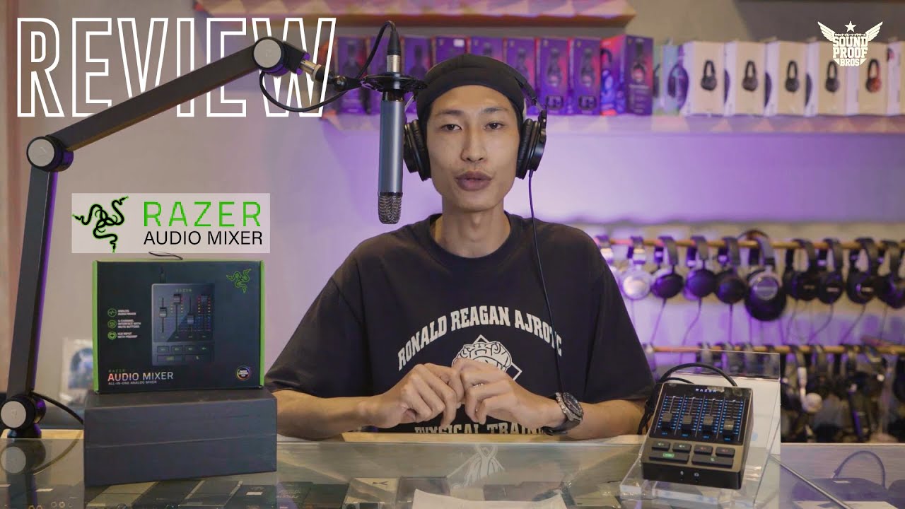 Review Razer Audio Mixer All in one analog mixer By Soundproofbros