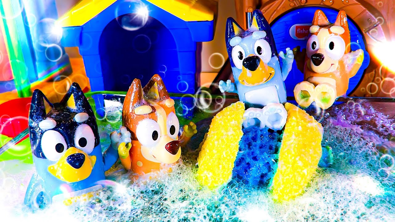 Bath Bombs! Bluey Toys Pretend Play - YouTube