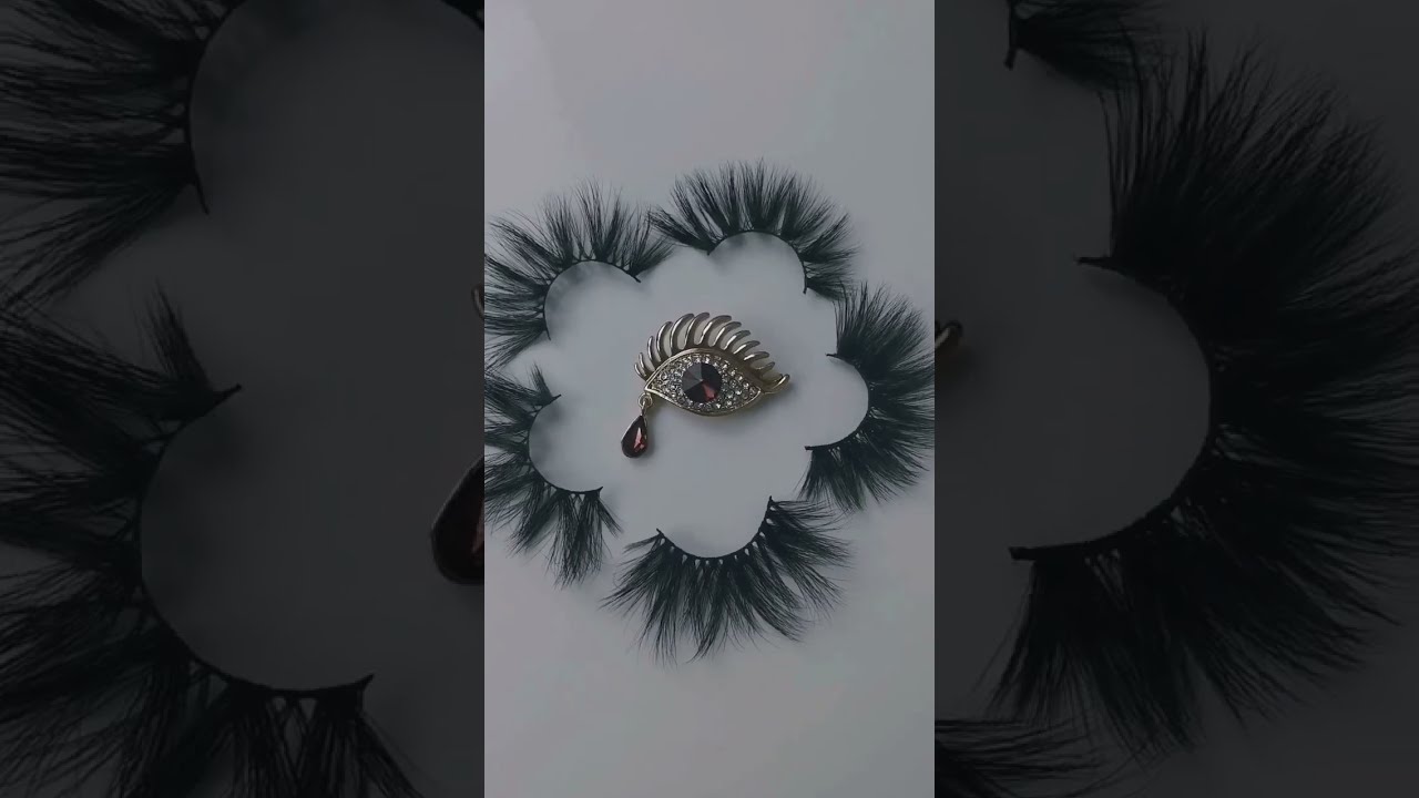 Onlycanas 25MM Lashes Strip 8D D Curl Real Mink Eyelash Dramatic Lash For Party Cannes Lash Company