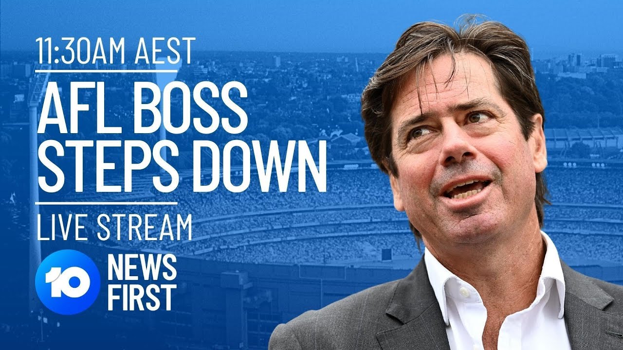 AFL CEO Gillon McLachlan Resigns From League's Top Job | 10 News First
