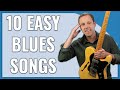 10 easy blues songs on guitar