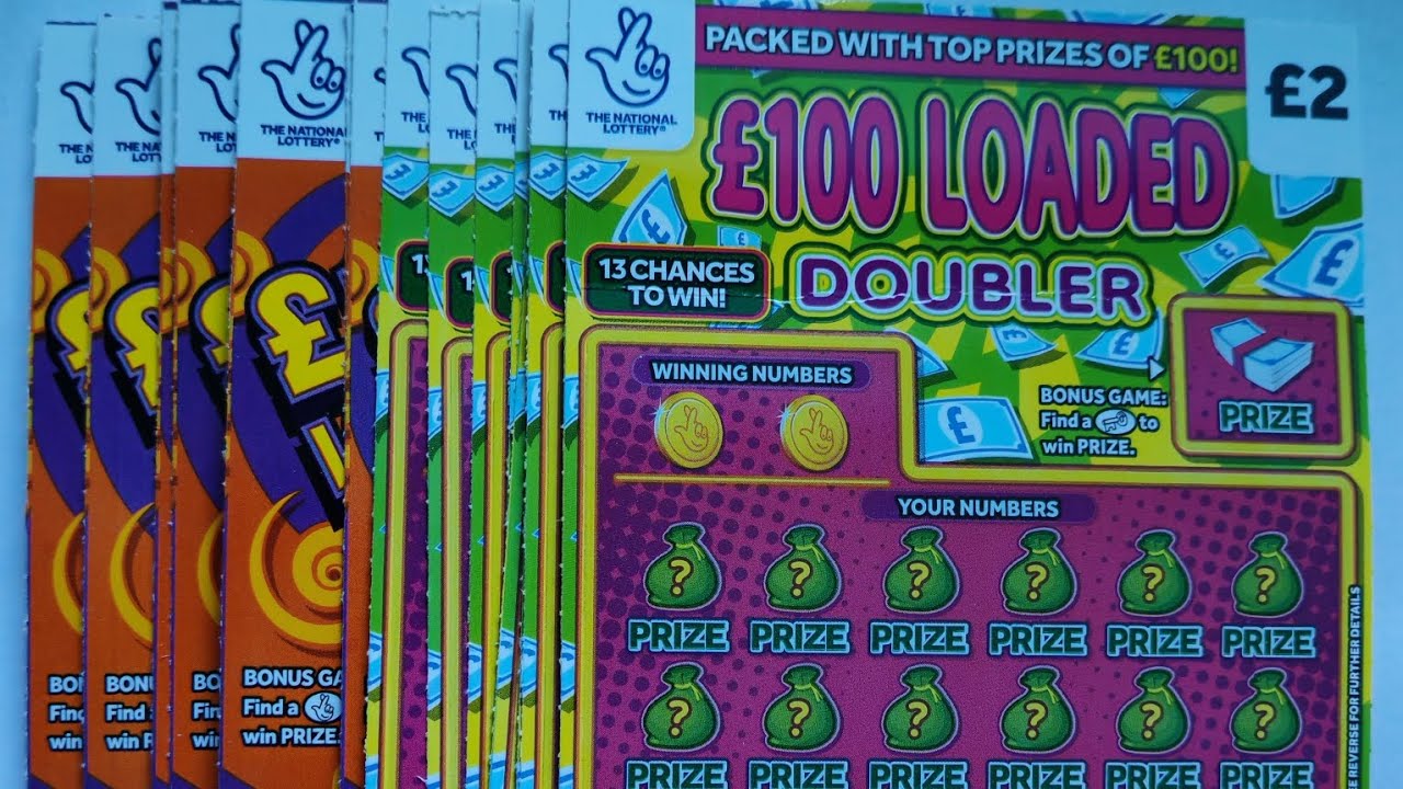 £100 Loaded v £100 Loaded doubler scratch cards £40 in play