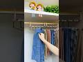 അലമാരയിൽ സ്ഥലം ഇല്ലേ? 😱 5-in-1 Space Saving Hanger! #shorts