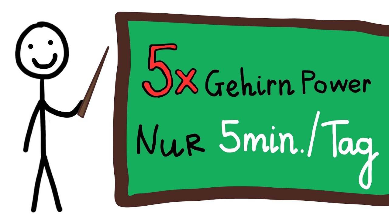 Booste dein GEHIRN: 5 einfache Übungen für GEDÄCHTNIS und AUFMERKSAMKEIT