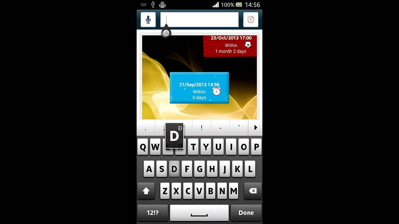 Countdown widget tutorial - YouTube