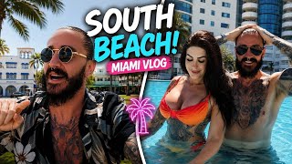 🌴 SOUTH BEACH MIAMI! ☀️ Pool & Beach Day, IHOP | Miami Gift Shops | Miami Vlog