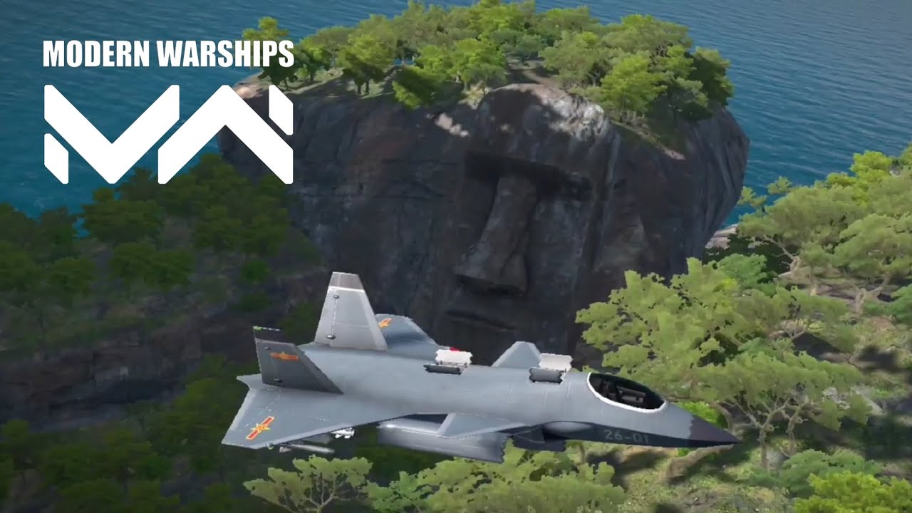 Easter Egg "🗿" in Stone Peaks Map - Modern Warships