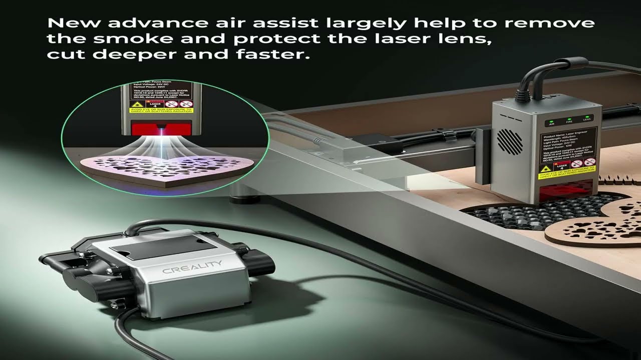 Black Friday Deal! CREALITY FALCON2 22W Laser Engraver Review | High-Speed Rotary & Air Assist