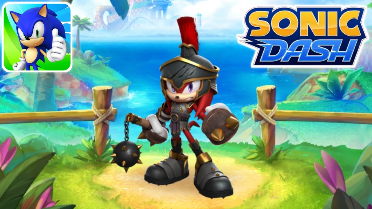 SONIC DASH - GLADIATOR KNUCKLES ANDROID GAMEPLAY