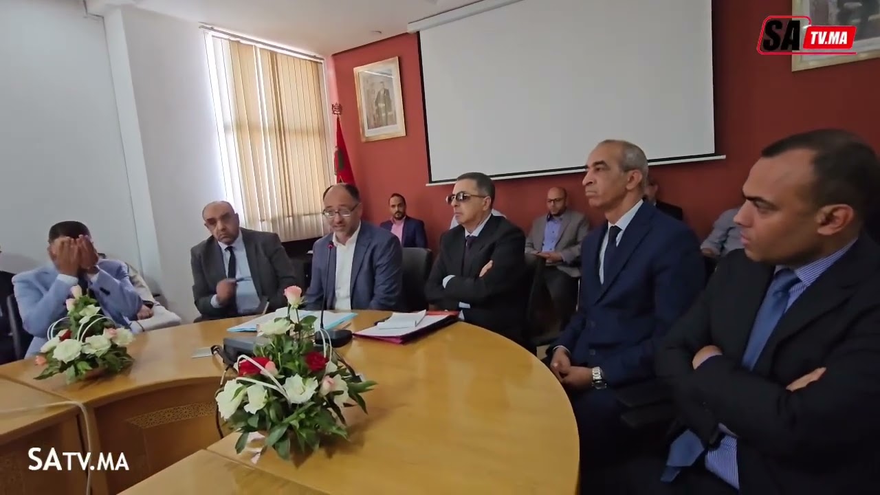 برشيد ..رئيس المجلس الجماعي  للدروة يستعرض حصيلة المجلس أمام العامل الجديد السيد جمال خلوق