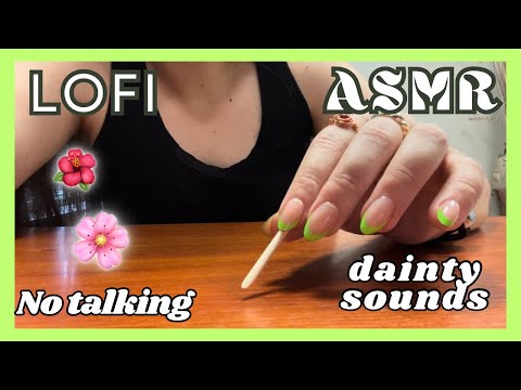 ASMR - Fast 💨 Tapping but Dainty Softer Sounds 🌸