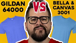 Gildan Softstyle 64000 Vs. Bella Canvas 3001 | Which T-Shirt Is Better? screenshot 3