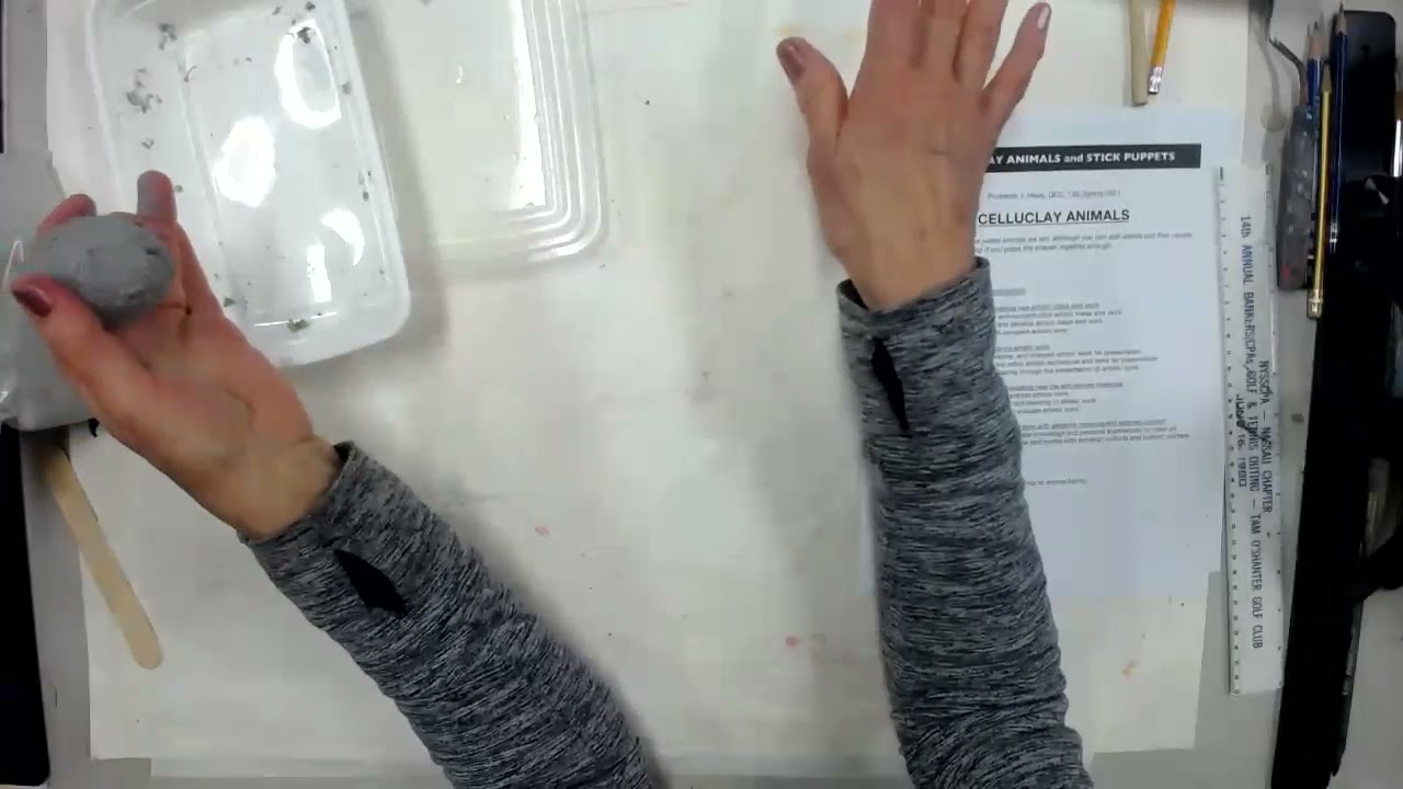 Celluclay Projects and Stick Puppets