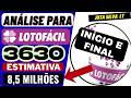 📊 ANÁLISE TÉCNICA: Tendências de Início e Final - Lotofácil 3604