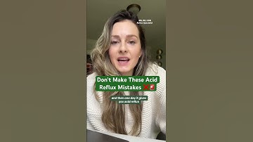 🙄 #AcidReflux Myths the Internet Is Telling You - Don’t Make These #GERD Mistakes. Full video 👇