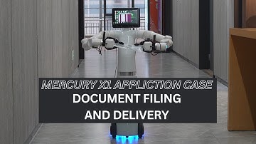 Mercury Usecase | Explore How the Wheeled Humanoid Robot Acts as An Office Assistant