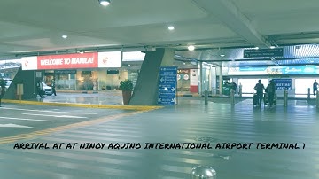 (Travel Vlog) Arrival At Ninoy Aquino International Airport Terminal 1 Manila Philippines Travel