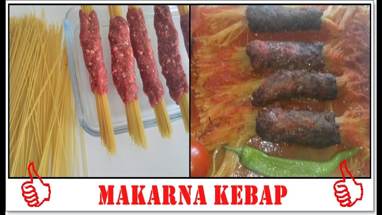 evde sis kebap yapin hem de makarnadan herkes begeniyor super lezzet pratik makarna kebap youtube kebap makarna yemek