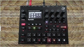 Syntakt | Ambient | Video Synth Session