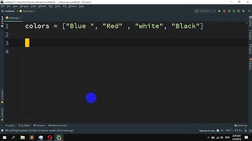 Display the first and last colors from a given list in Python