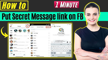 How to put secret message link on facebook 2024