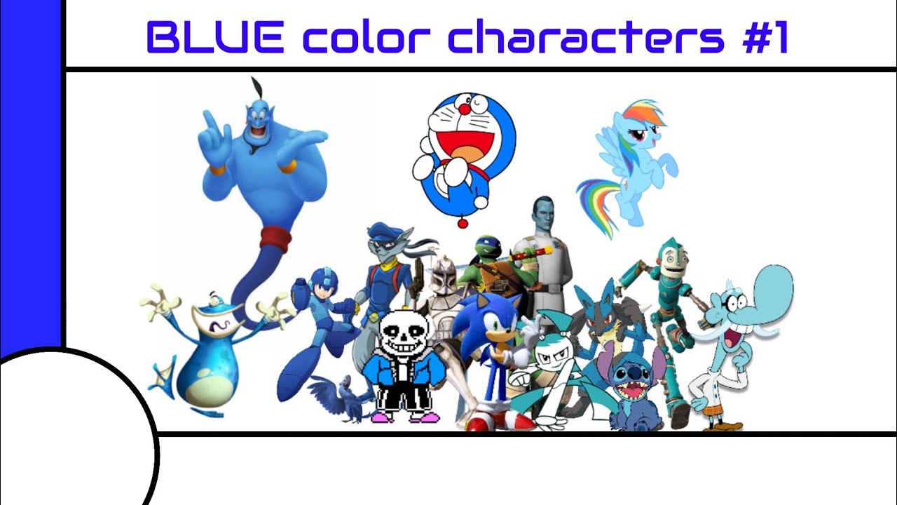 Blue Hair Thing 1 Character - wide 9