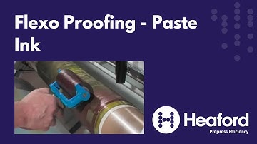 Flexo Proofing - Paste Ink