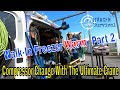 Walk In Freezer Warm Part 2 / Easy Compressor Replacement  With Ultimate Ladder Crane