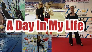 A Day in the Life of an Athlete • Swimming, FIG World Cup, Climbing and Friends