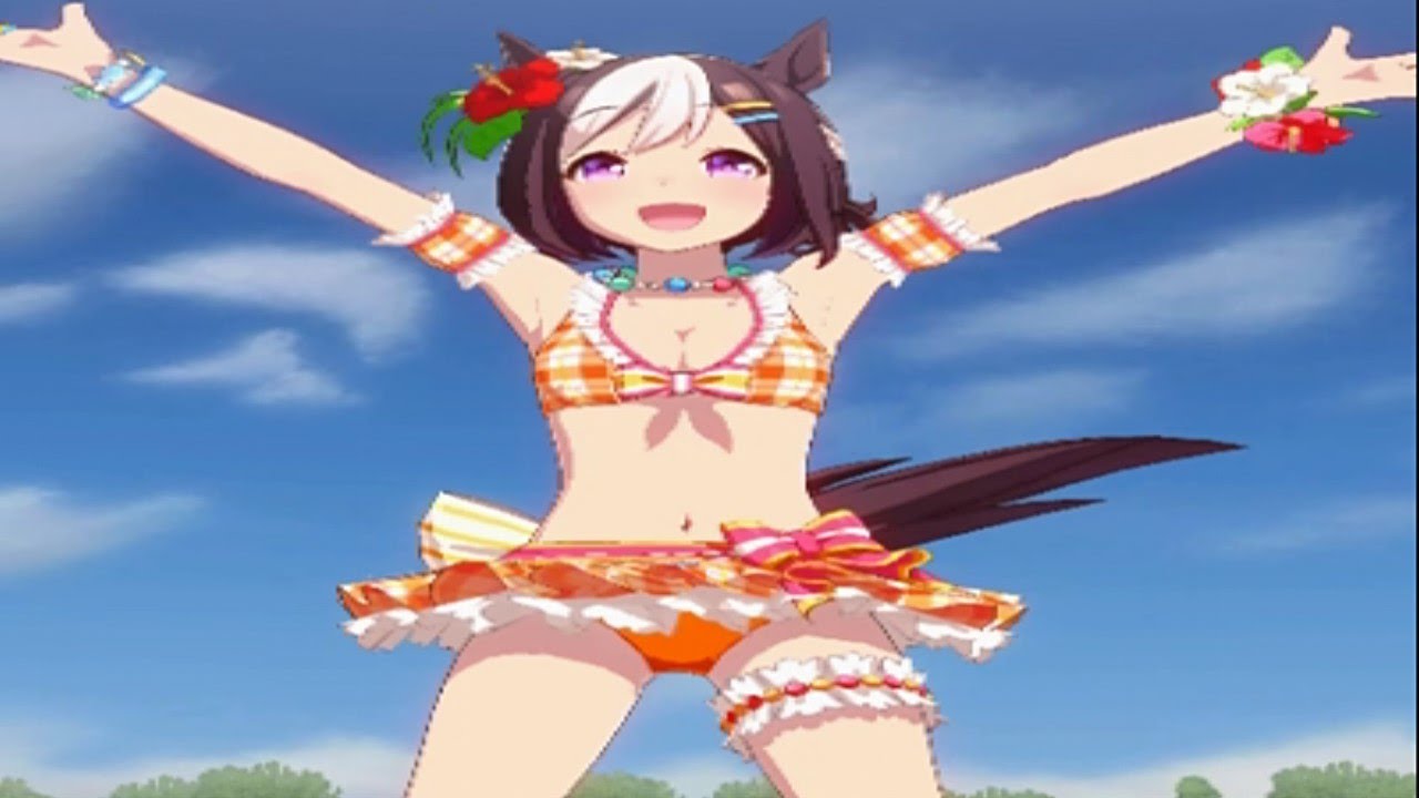 ウマ娘】水着スペシャルウィークの勝利ポーズで丸見え！ウマ娘