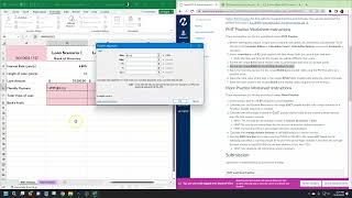 BPC110 Excel PMT and More Function Practice Video Help