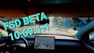 Tesla FSD Beta 10.69.1.1 zero intervention zero disengagement 30 minute drive.