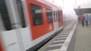 S1 Richtung Ostbahnhof Am Moosacher Bahnhof Im Nebel 096