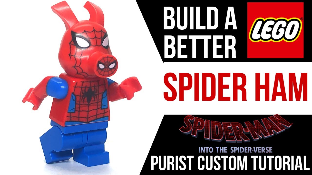 lego spider ham minifigure