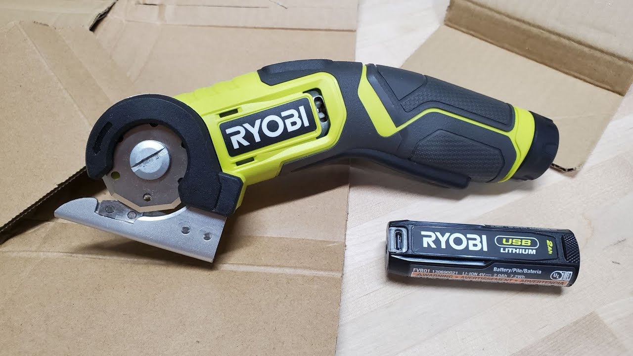 Ryobi USB Lithium Cordless 4V Power Cutter Review 